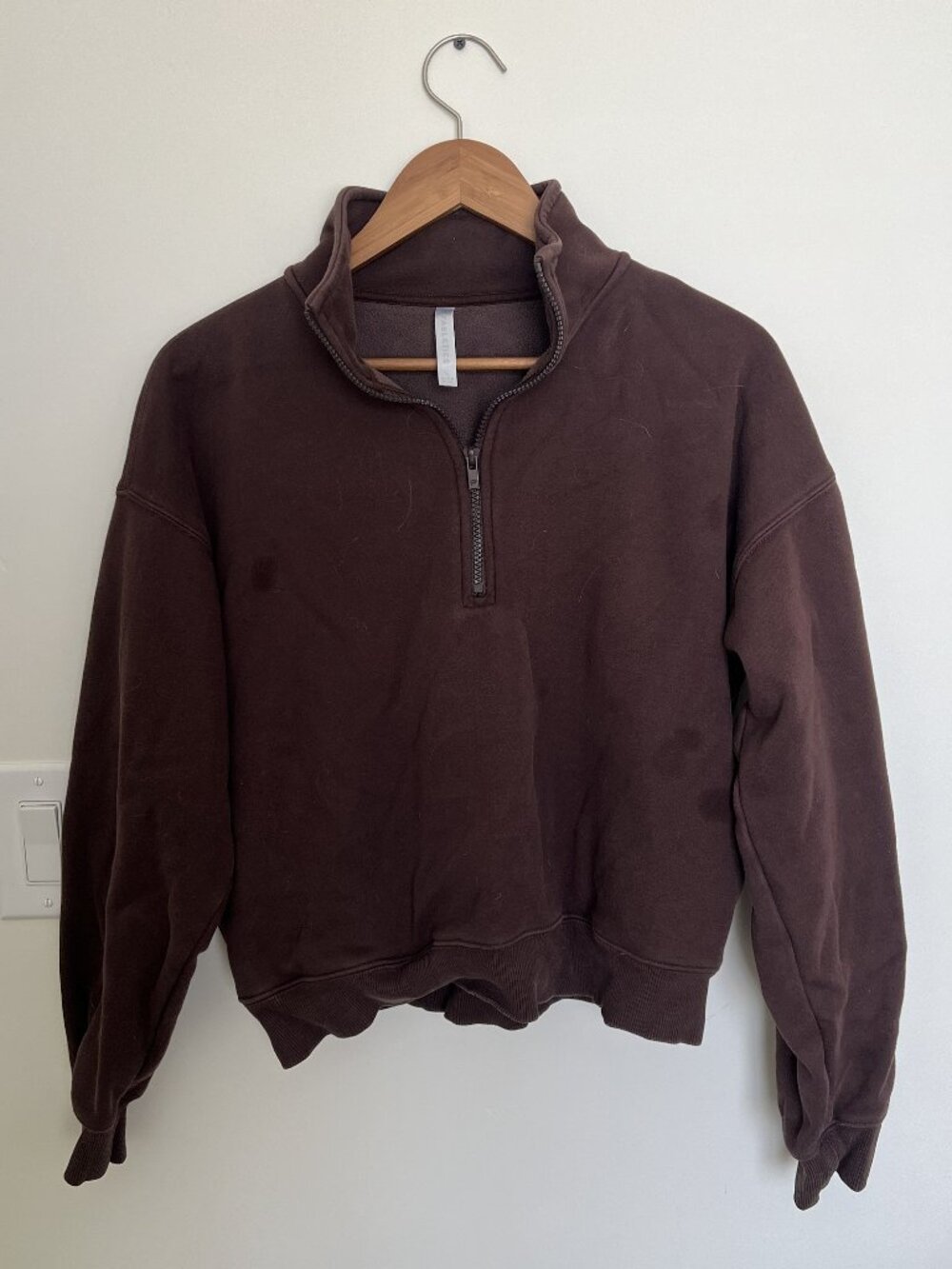 Brown Zip-up Pullover